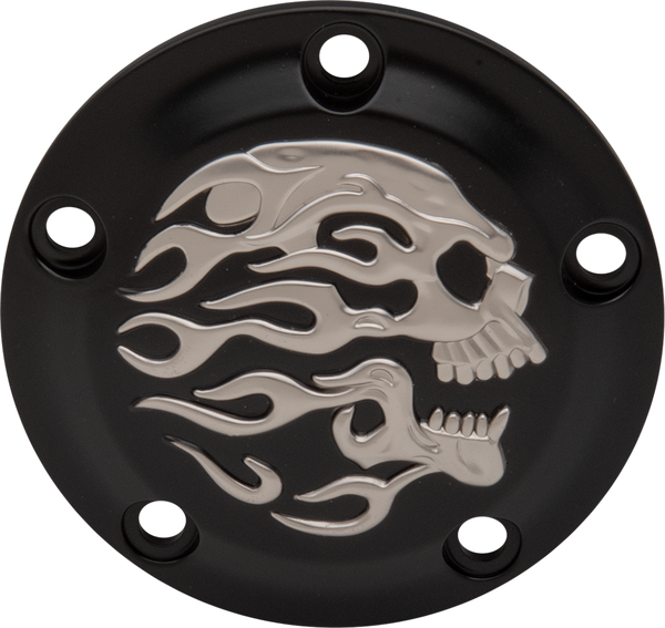 Flaming Point Cover Black, Silver, 1, nordicamoto.ro