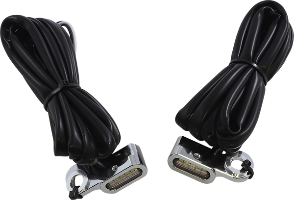 Led Handlebar Marker Lights Chrome, 1, nordicamoto.ro
