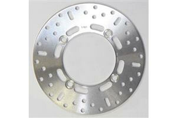 Round Fixed Brake Rotor Silver, Stainless Steel, 1, nordicamoto.ro