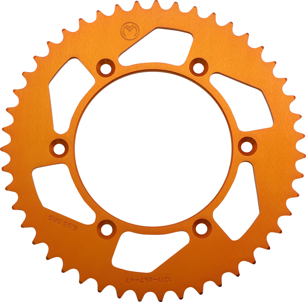 MOOSE RACING Rear Aluminum Sprocket Orange, 3, nordicamoto.ro