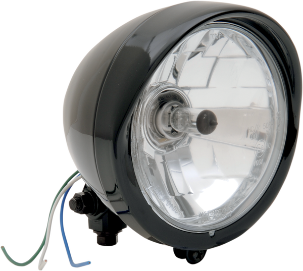 Diamond-style Bottom-mount 14,5 Cm (5-3/4(r)) Headlight Assemblies Black, 1, nordicamoto.ro
