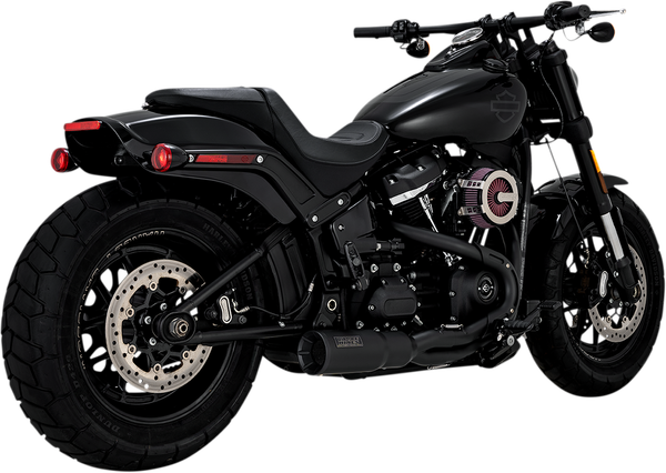 Hi-output 2:1 Exhaust System Matte Black, 2, nordicamoto.ro