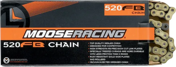 MOOSE RACING 520 Fb Chain Gold -0