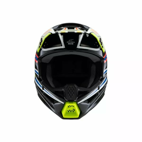 Casca Copii Alpinestars S-M3 Wurx Black/Blue/Yellow-5