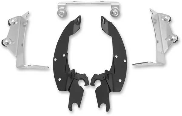 Fats/slim Windshield Trigger-lock Complete Mount Kit Black, 1, nordicamoto.ro