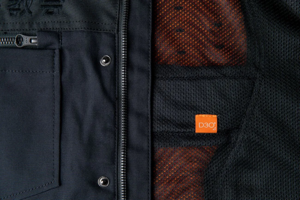 Geaca Textila Icon Upstate Canvas National Black-1