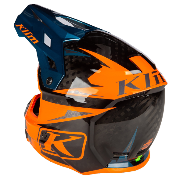 Casca Klim F3 Carbon Pro Off-Road ECE STRIKER CARBON GLOSS BLACK-15