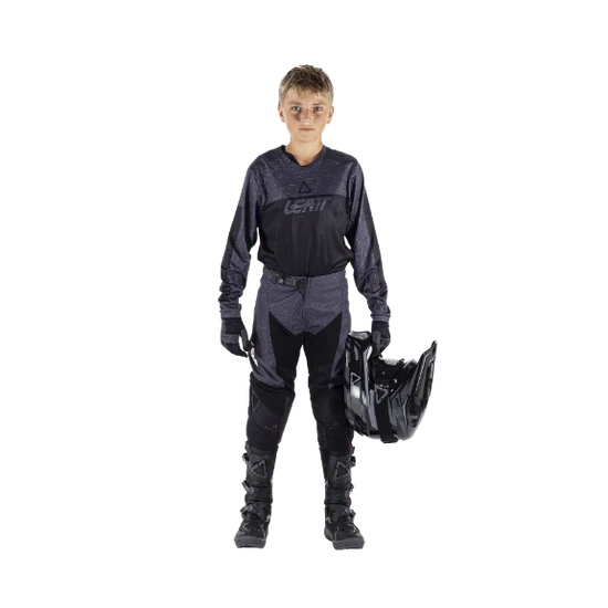 Combo echipamente copii tricou si pantaloni Leatt 3.5 Negru/Gri 150/160cm-5