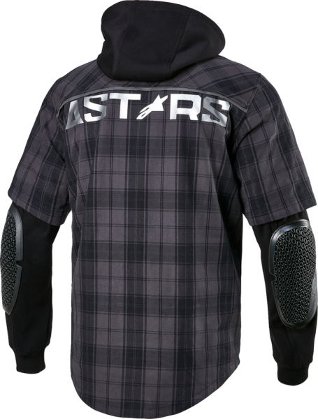 Mse Tartan Jacket Black, Gray -3