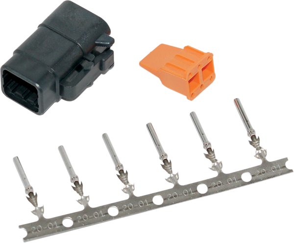 Deutsch Dtm Plug And Receptacle Kit Black, 1, nordicamoto.ro