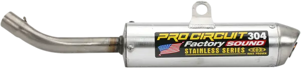 304 Silencer Aluminum, Brushed-0