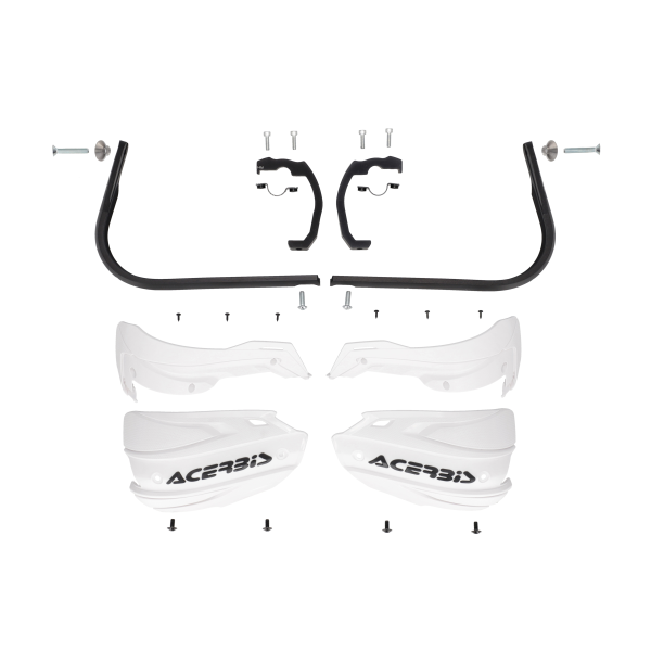 Handguard Acerbis ADV Type E Benelli TRK 702/Honda Transalp XL750/KTM 390 Adventure/Royal Enfield Himalayan 450 22'-26' Alb/Negru, 30, nordicamoto.ro