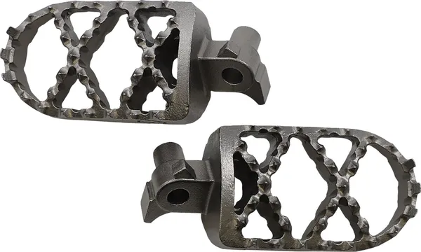 MOOSE RACING Pro Footpegs Silver -0