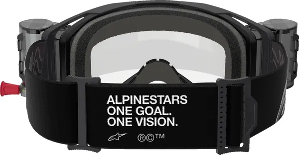 Alpinestars Vision 8 Corp Roll-off Goggle Clear, Black -0