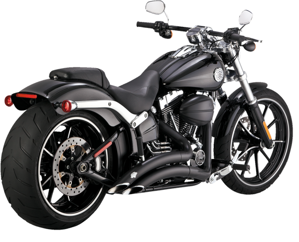 Big Radius Exhaust System Black, 3, nordicamoto.ro