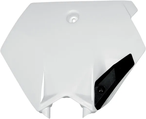 Replacement Front Number Plate White-0