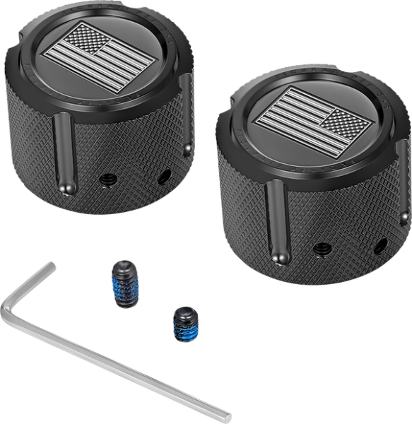 Front Axle Nut Cover Black, 2, nordicamoto.ro