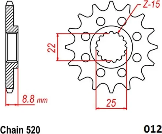 Steel Ultralight Front Sprocket -1
