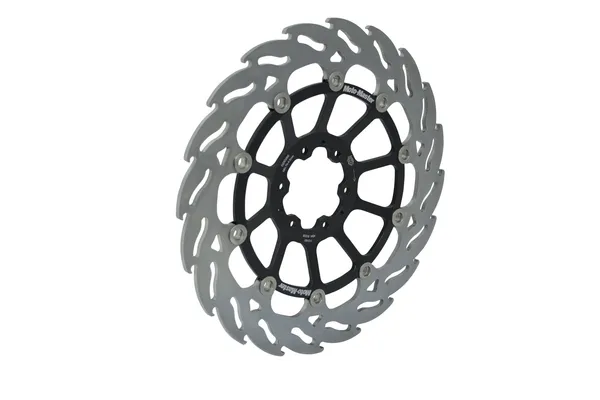 Flame Series Floating Rotor Black, Silver-1