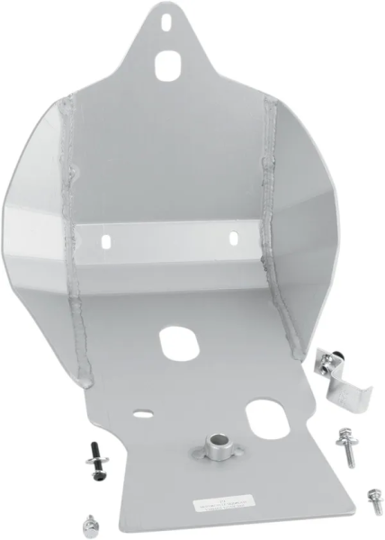 MOOSE RACING Aluminum Skid Plate Silver -0