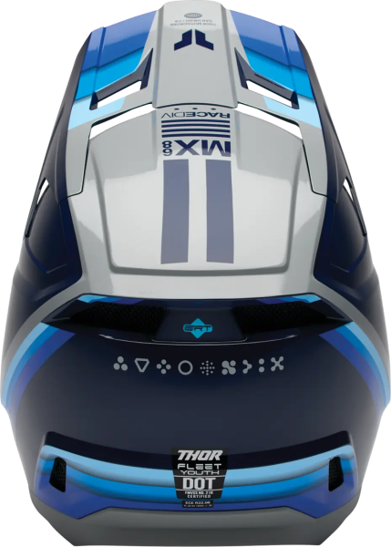 Casca Copii Thor Fleet Defy Gri/Albastru/Negru M-1