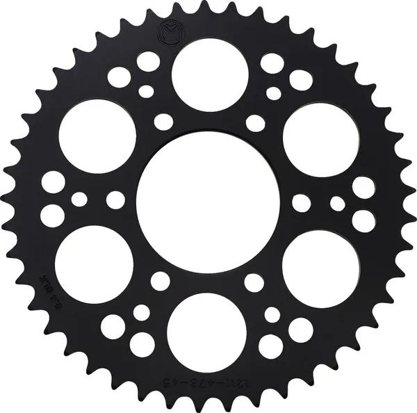 MOOSE RACING Rear Aluminum Sprocket Black -0