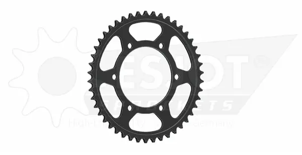 Pinion standard spate 525 negru, 1, nordicamoto.ro