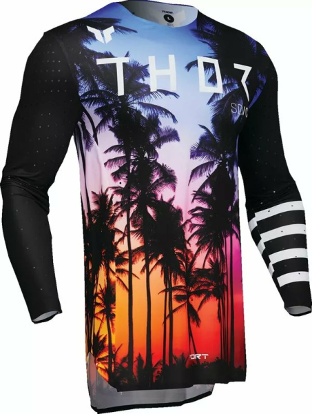 Tricou Enduro Thor Sportmode Sd Black-2