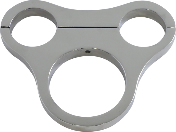 Tee-bar Gauge Mounts Chrome, 1, nordicamoto.ro