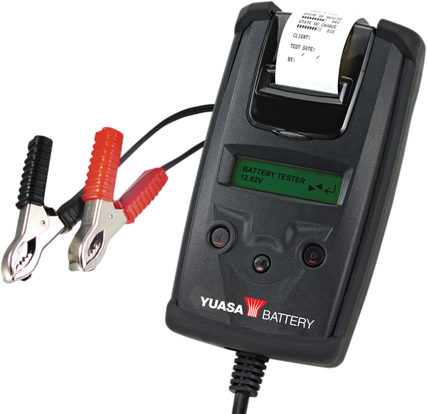 Battery Tester With Printer Black, 1, nordicamoto.ro