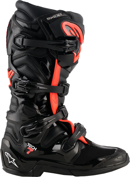 Cizme Alpinestars Tech 7 Black/Fluo Red-2