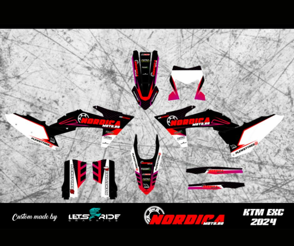 Kit stickere NordicaMoto KTM EXC 24-25