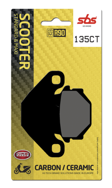 Ct Scooter Carbon Tech Organic Brake Pads, 1, nordicamoto.ro