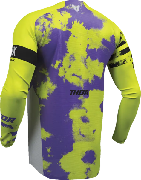Youth Launchmode Bleach Jersey Purple, Yellow -2