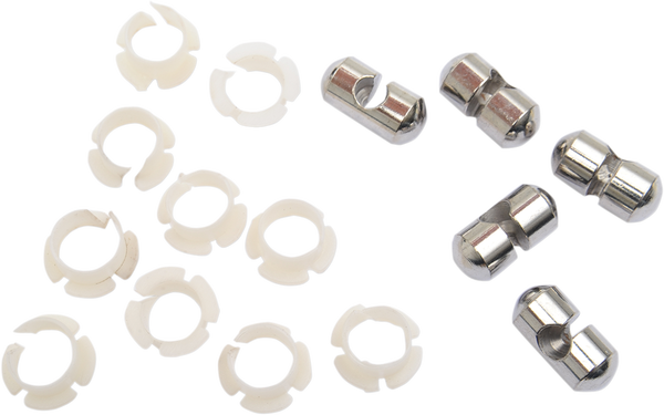 Clutch/brake Cable Anchor Pin And Bushings Kit Silver, 1, nordicamoto.ro