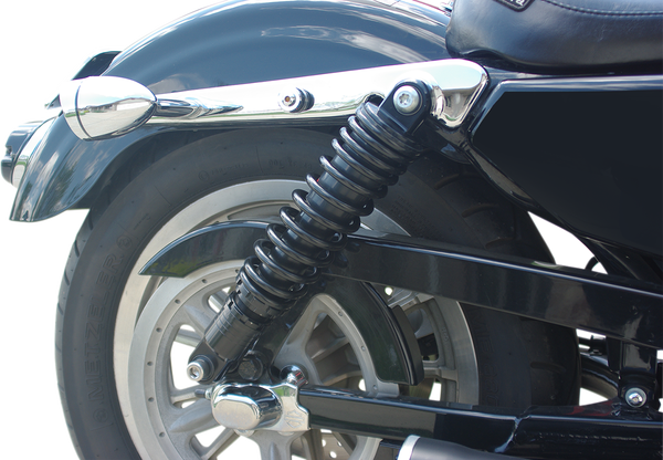 Premium Ride-height Adjustable Shocks Black, Anodized, 2, nordicamoto.ro