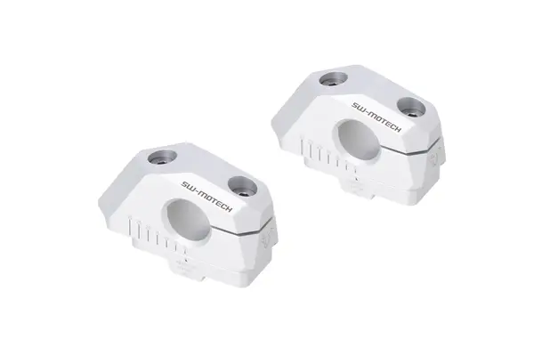 Bar Back Variable For Ø22 Handlebars Anodized, Silver -0