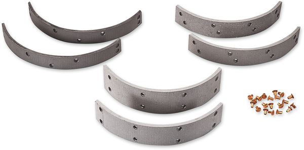 Brake Linings And Rivets Kit Silver, 1, nordicamoto.ro