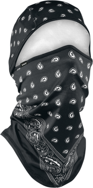 Cagula Zan Headgear SportFlex Convertible Black Paisley