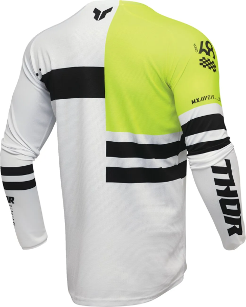 THOR Launchmode Dozer Jersey Yellow, White-6