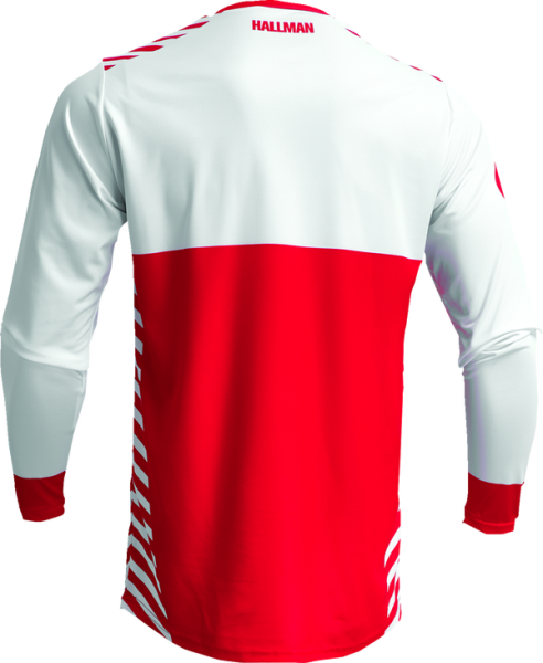 Differ Slice Jersey Red, White -1