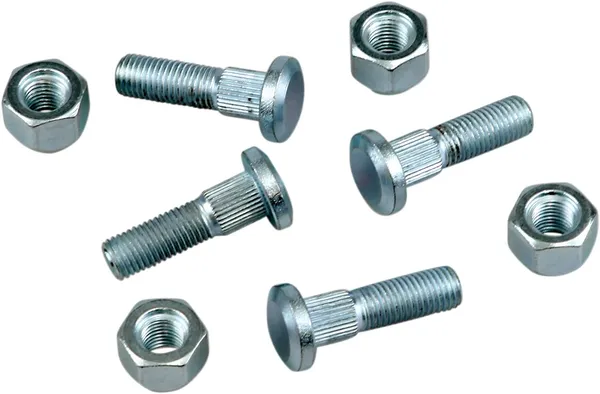 MOOSE RACING Wheel Stud-nut Kit Silver -0