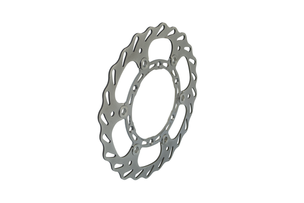 Supercross Contour Series Brake Rotors Polished Steel, Silver, Stainless Steel, 1, nordicamoto.ro