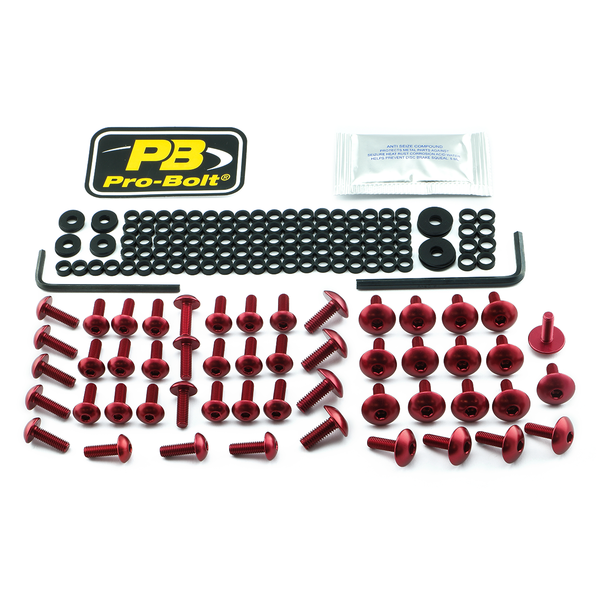 Fairing Bolt Kit For Ducati Red, 1, nordicamoto.ro