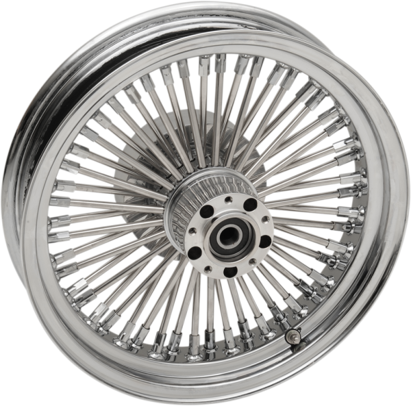 Wheel Assemblies Laced 50-spoke Rear Chrome Silver, 1, nordicamoto.ro