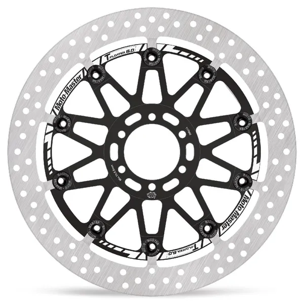 Halo Series T-floater Brake Rotor Black, Stainless Steel-b26ad292215395dc71164184ae7a4278.webp