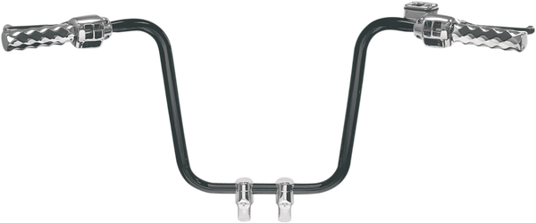 Hefty 1-1/4(r) Handlebar Black, 1, nordicamoto.ro