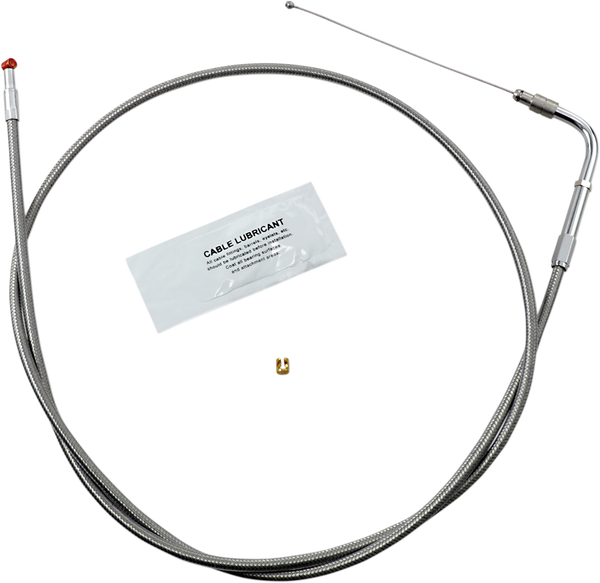 Stainless Steel Throttle/idle Cable Silver +254 mm (10''), 1, nordicamoto.ro