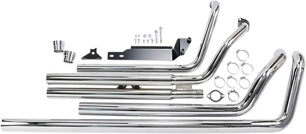 Speedster Long Exhaust System Chrome, 1, nordicamoto.ro