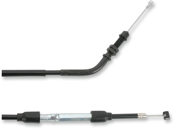 Black Vinyl Clutch Cable Black -0